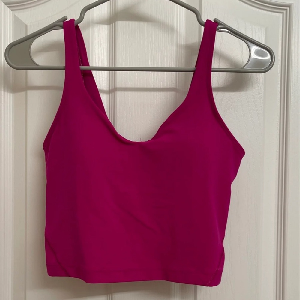 Lululemon align tank ripened raspberry size 6